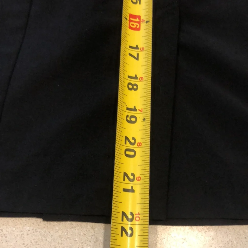 TALBOTS STRETCH PANEL PENCIL SKIRT BLACK SIZE 6P